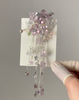 Lavender Hydrangea Star Hair Clip