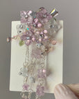 Lavender Hydrangea Star Hair Clip