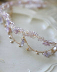 Hydrangea Crystal Tiara Headband