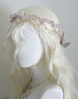 Hydrangea Crystal Tiara Headband