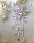 Lavender Hydrangea Star Hair Clip