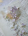 Lavender Hydrangea Star Hair Clip