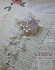 Lavender Hydrangea Star Hair Clip