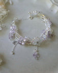 Lavender Hydrangea Bracelet