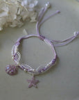 Shell & Starfish Woven Bracelet