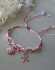 Shell & Starfish Woven Bracelet
