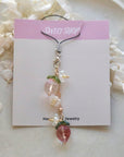 Strawberry Bloom Phone Charm