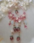 Strawberry Garden Dreamcatcher Car Charm