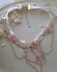 Blush Bloom Crystal Choker