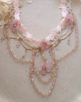 Blush Bloom Crystal Choker