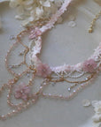Blush Bloom Crystal Choker