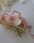 Peach Blossom Hair Claw