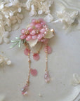 Peach Blossom Hair Clip