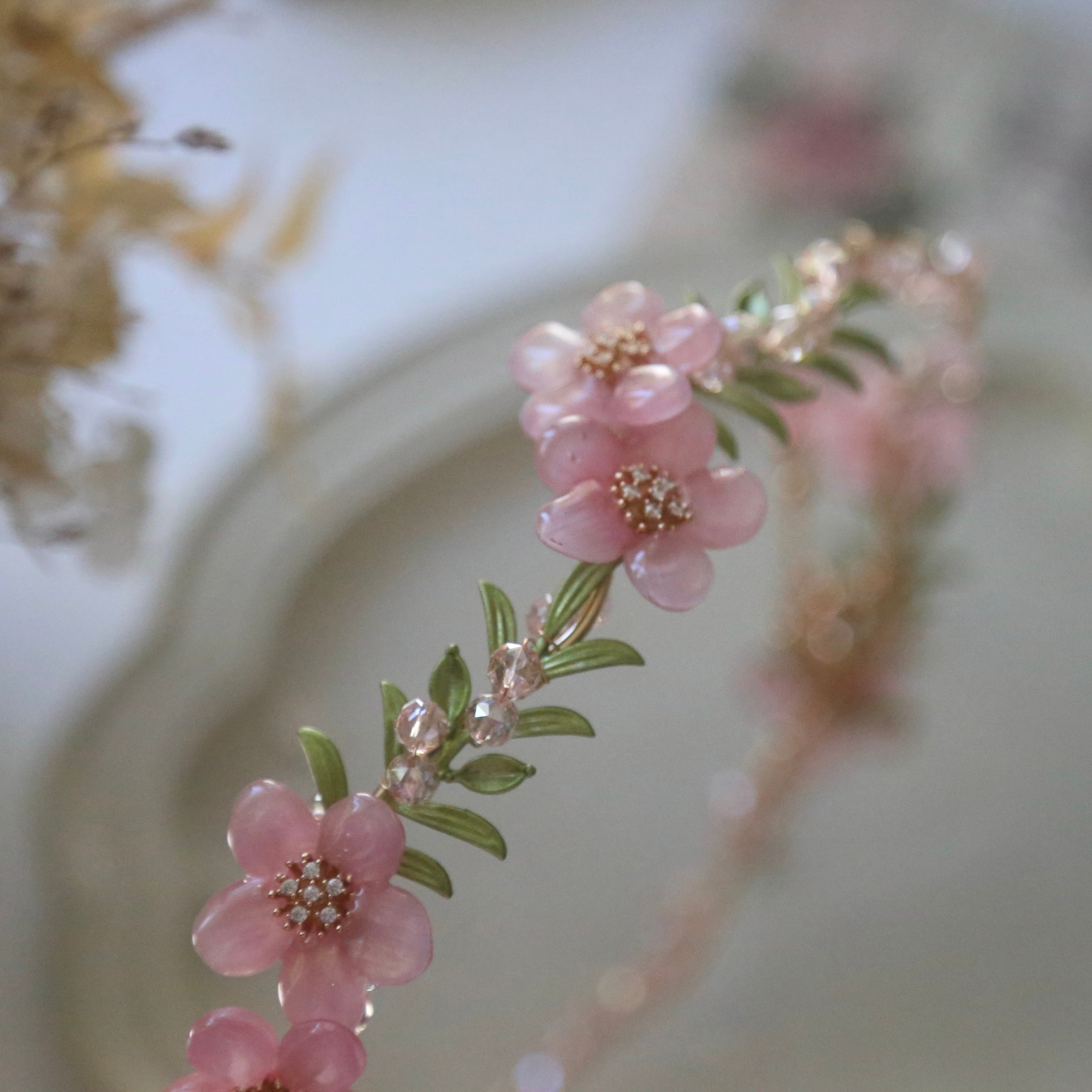 Peach Blossom Convertible Headband