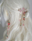 Strawberry Butterfly Hair Clip