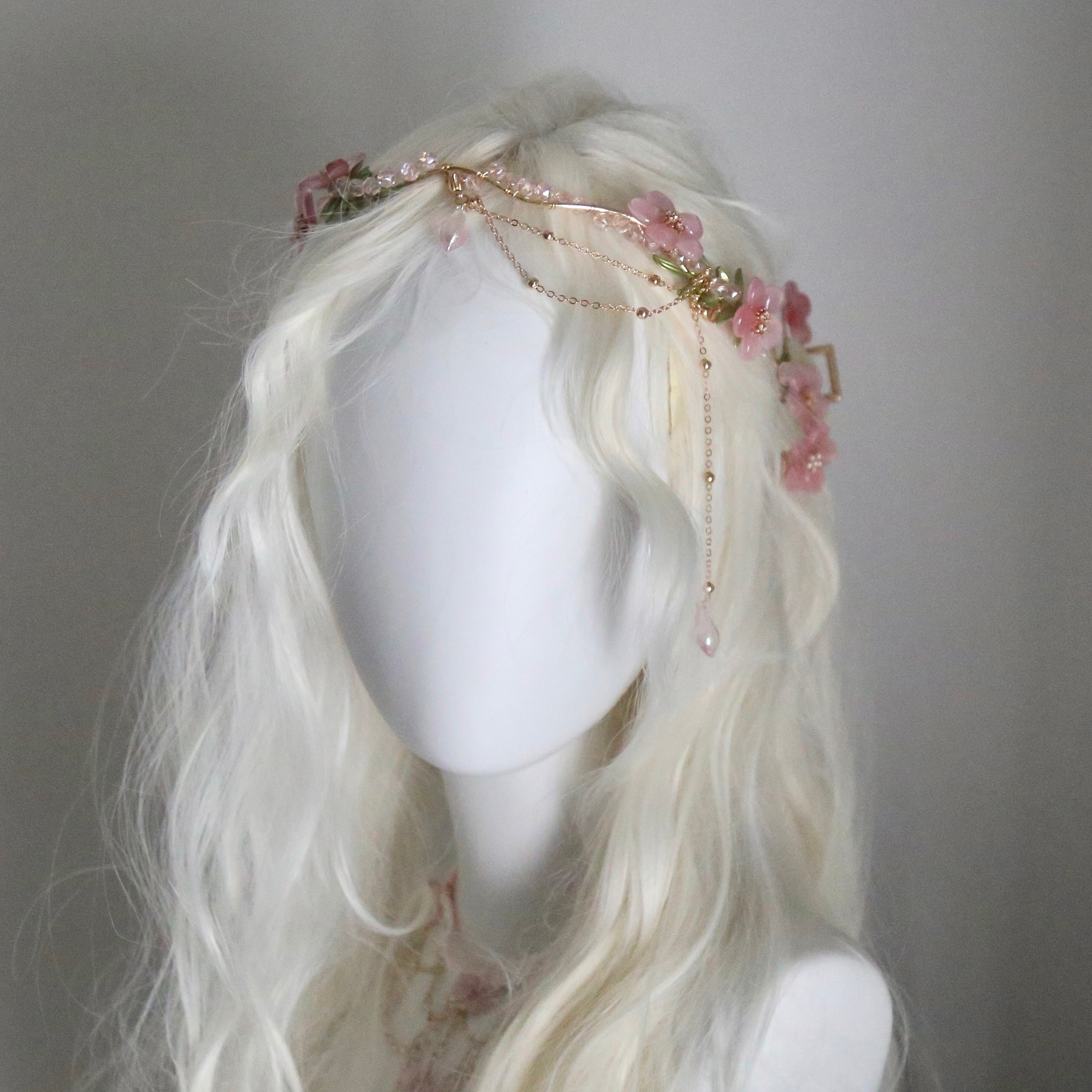 Peach Blossom Convertible Headband
