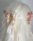 Peach Blossom Hair Claw
