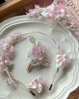 Iridescent Orchid Hair Clip