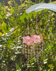 Blush Bloom Chandelier Earrings