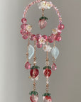 Strawberry Garden Dreamcatcher Car Charm