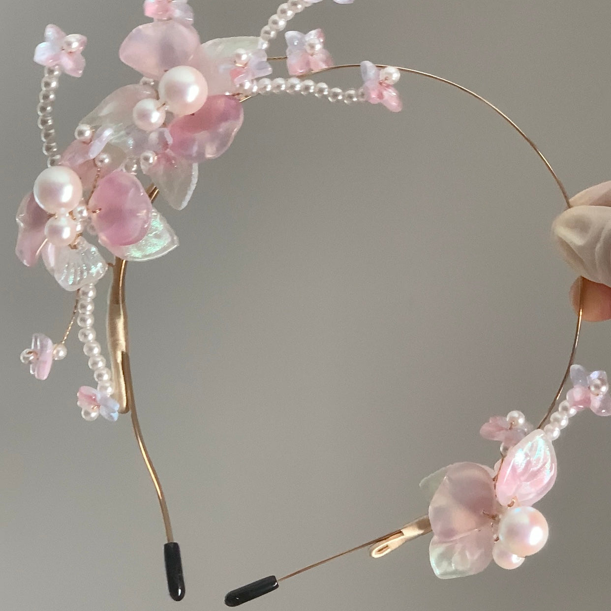 Iridescent Orchid Headband