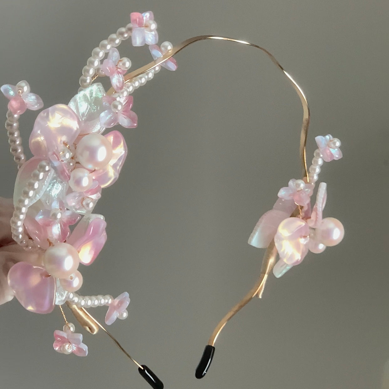 Iridescent Orchid Headband