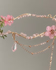 Peach Blossom Convertible Headband