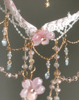 Blush Bloom Crystal Choker