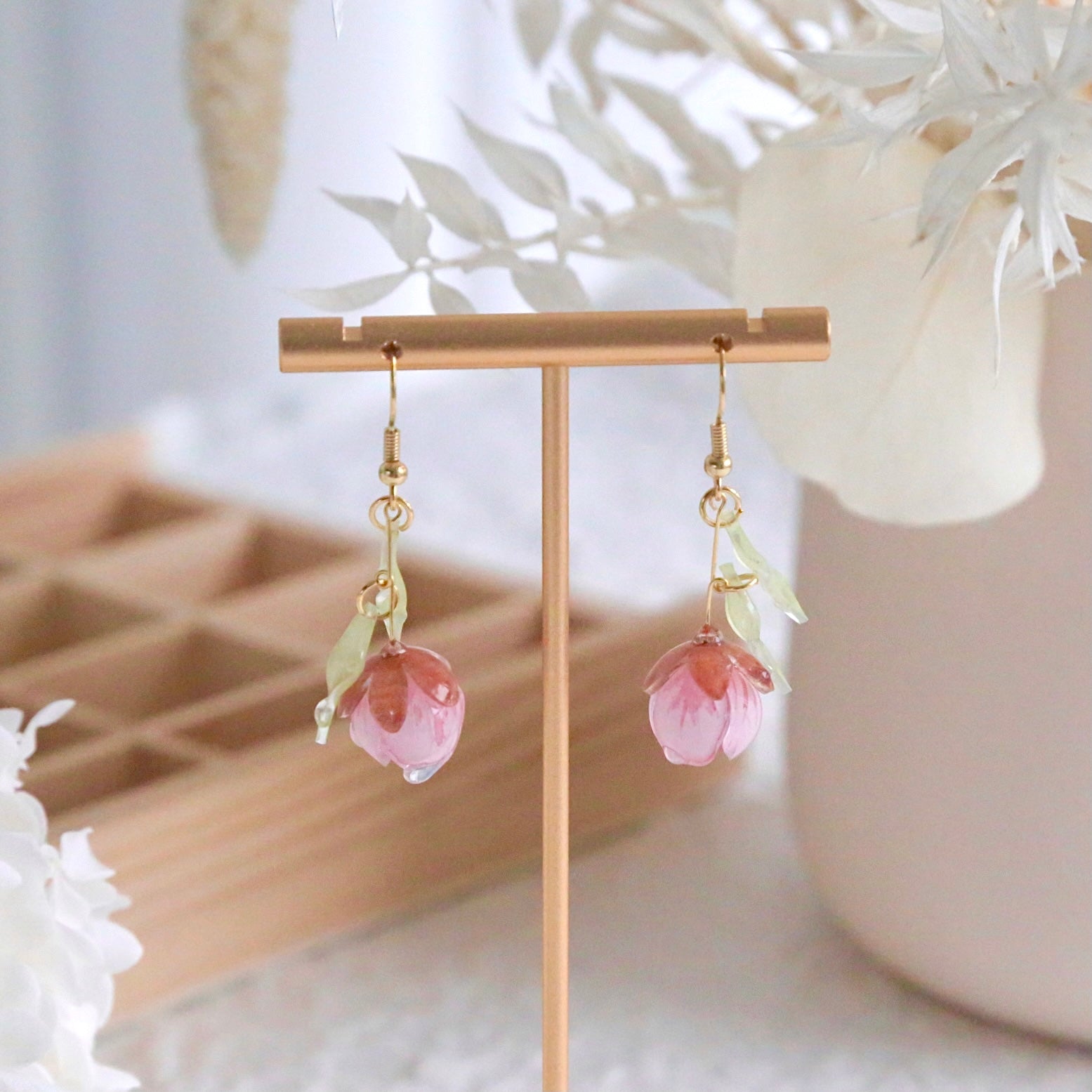 Peach Blossom Buds Earrings