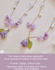 Rose & Lily Necklaces