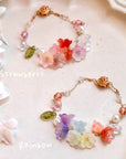Rainbow Flower Bracelets