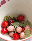 Resin Strawberry Earrings