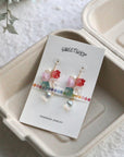 Christmas Flower Earrings