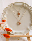 Queen Anne's Lace Pressed Flower Necklaces