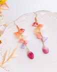 Lesbian Pride Flower Earrings